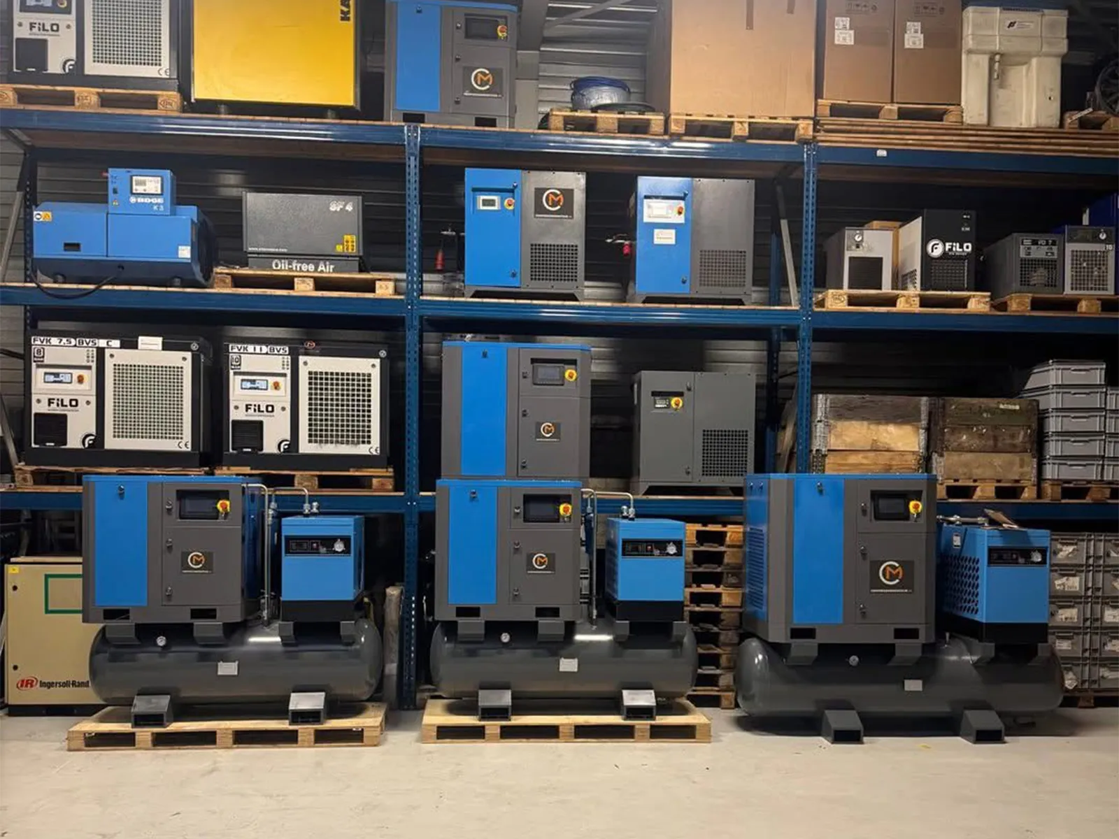 Verkoop en verhuur compressoren Compressormonteur